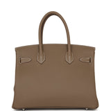 Hermes Birkin 30 Etoupe Togo Palladium Hardware