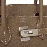 Hermes Birkin 30 Etoupe Togo Palladium Hardware