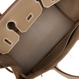 Hermes Birkin 30 Etoupe Togo Palladium Hardware