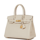 Hermes Birkin 30 Craie Epsom Gold Hardware