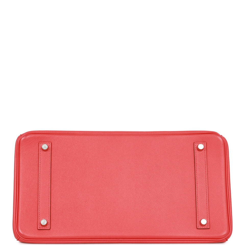 Hermes Birkin 35 Rose Jaipur Epsom Palladium Hardware