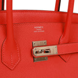 Hermes Birkin 35 Rose Jaipur Epsom Palladium Hardware