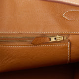 Hermes Birkin 35 Gold Togo Gold Hardware