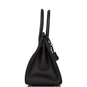 Hermes Birkin 30 Black Epsom Palladium Hardware