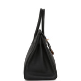 Hermes Birkin 30 Black Togo Rose Gold Hardware