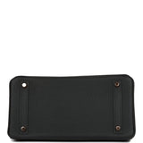 Hermes Birkin 30 Black Togo Rose Gold Hardware