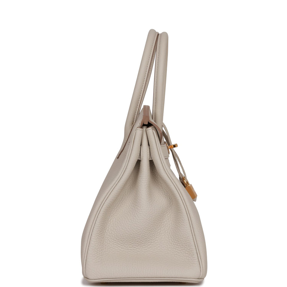 Hermes Birkin 30 Beton Togo Gold Hardware