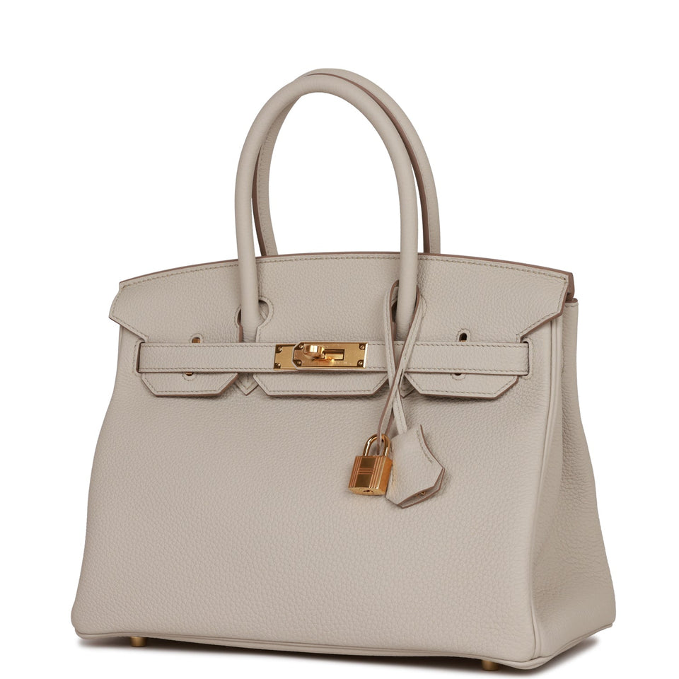 Hermes Birkin 30 Beton Togo Gold Hardware