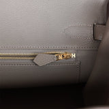 Hermes Birkin 30 Gris Meyer Togo Rose Gold Hardware