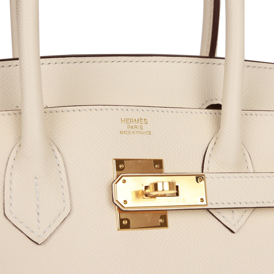Hermes Birkin Sellier 30 Nata Epsom Gold Hardware - Exchange for NN