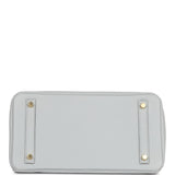 Hermes Birkin 30 Bleu Pale Clemence Gold Hardware