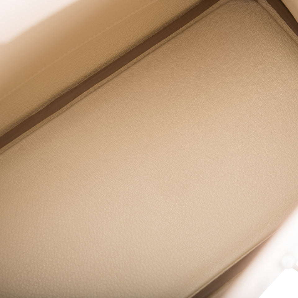 Hermes Birkin 30 Craie Epsom Palladium Hardware