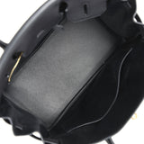 Hermes Birkin 30 Black Togo Gold Hardware