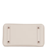 Hermes Birkin 25 Craie Togo Rose Gold Hardware