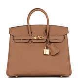 Hermes Birkin 25 Chai Togo Gold Hardware