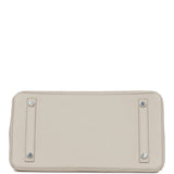 Hermes Birkin 30 Beton Matte Alligator and Togo Touch Palladium Hardware