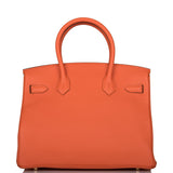 Hermes Birkin 30 Feu Clemence Gold Hardware
