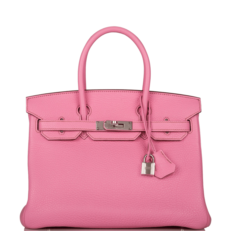 Hermes Birkin 30 Bubblegum Togo Palladium Hardware