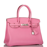 Hermes Birkin 30 Bubblegum Togo Palladium Hardware
