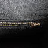 Hermes Birkin 30 Black Matte Alligator Gold Hardware