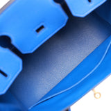 Hermes Birkin 30 Bleu Royal Togo Gold Hardware