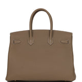 Hermes Birkin 35 Etoupe Togo Gold Hardware