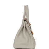 Hermes Birkin 30 Gris Perle Togo Gold Hardware