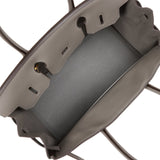 Hermes Birkin 30 Gris Meyer Togo Rose Gold Hardware