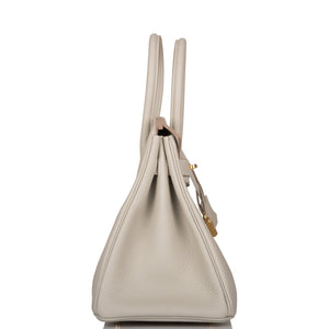 Hermes Birkin 30 Gris Perle Togo Gold Hardware