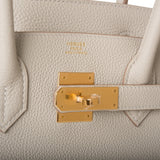 Hermes Birkin 30 Gris Perle Togo Gold Hardware