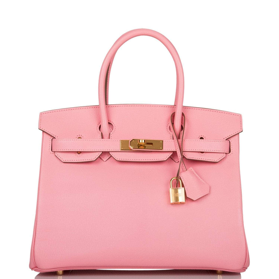 Hermes Birkin 30 Rose Confetti Chevre Gold Hardware