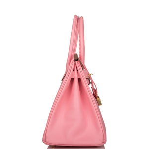 Hermes Birkin 30 Rose Confetti Chevre Gold Hardware