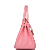 Hermes Birkin 30 Rose Confetti Chevre Gold Hardware