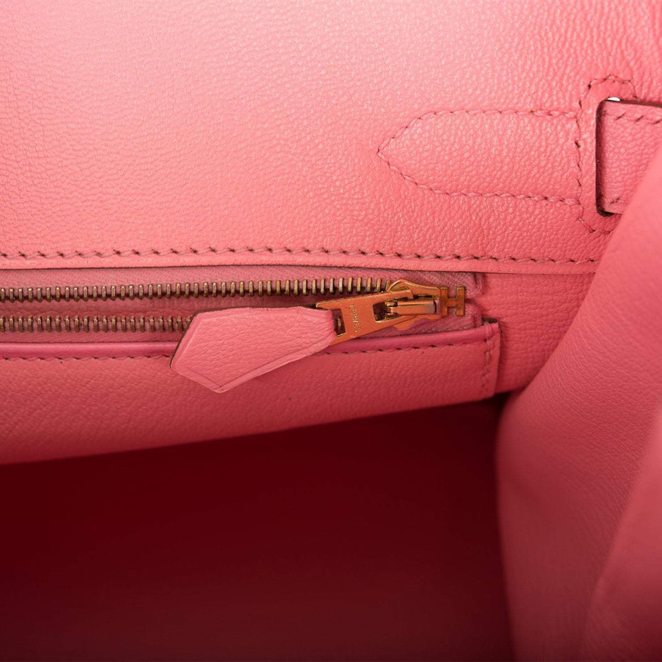 Hermes Birkin 30 Rose Confetti Chevre Gold Hardware