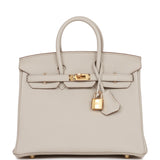 Hermes Birkin 25 Beton Togo Gold Hardware