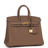 Hermes Birkin 25 Etoupe Togo Gold Hardware