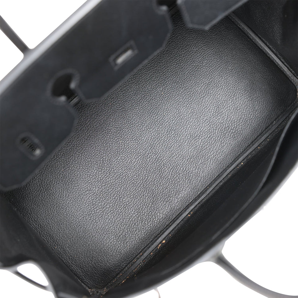 Hermes Birkin 35 Black Epsom Palladium Hardware