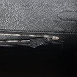 Hermes Birkin 35 Black Epsom Palladium Hardware