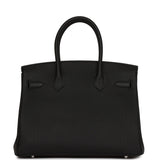 Hermes Birkin 30 Black Togo Palladium Hardware