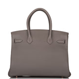 Hermes Birkin 30 Etain Togo Rose Gold Hardware