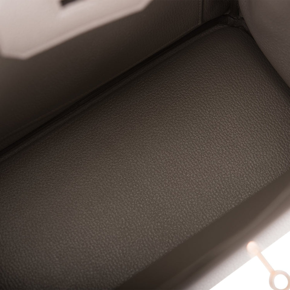 Hermes Birkin 30 Etain Togo Rose Gold Hardware