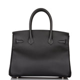 Hermes Birkin 30 Black Epsom Palladium Hardware