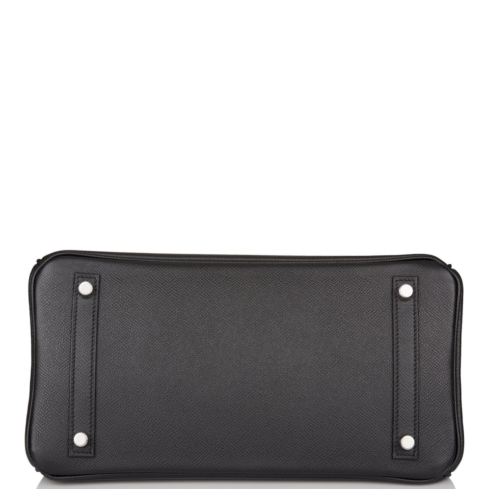 Hermes Birkin 30 Black Epsom Palladium Hardware
