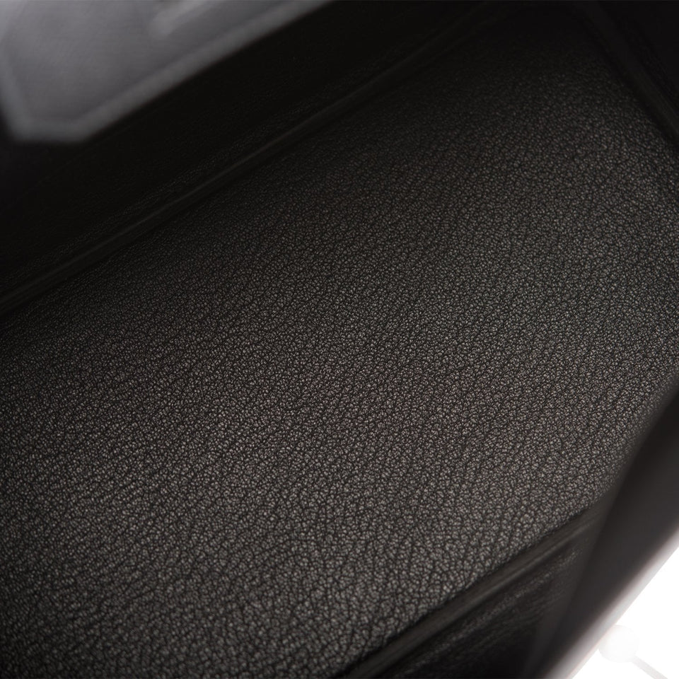 Hermes Birkin 30 Black Epsom Palladium Hardware