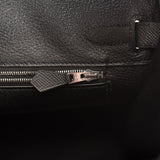 Hermes Birkin 30 Black Epsom Palladium Hardware