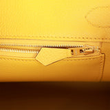 Hermes Birkin 30 Jaune Ambre Clemence Gold Hardware