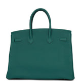 Hermes Birkin 35 Malachite Togo Palladium Hardware - Remaining Payment