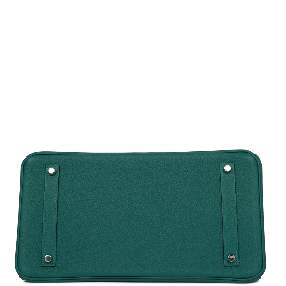 Hermes Birkin 35 Malachite Togo Palladium Hardware - Remaining Payment