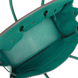 Hermes Birkin 35 Malachite Togo Palladium Hardware - Remaining Payment