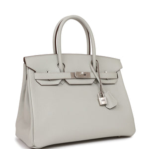 Hermes Special Order (HSS) Birkin 30 Gris Perle Verso Chevre Brushed Palladium Hardware - Payment 3 for AP